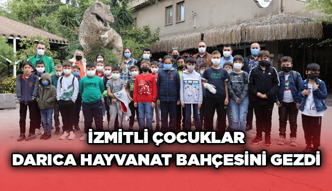 İzmitli çocuklar Darıca Hayvanat Bahçesini gezdi