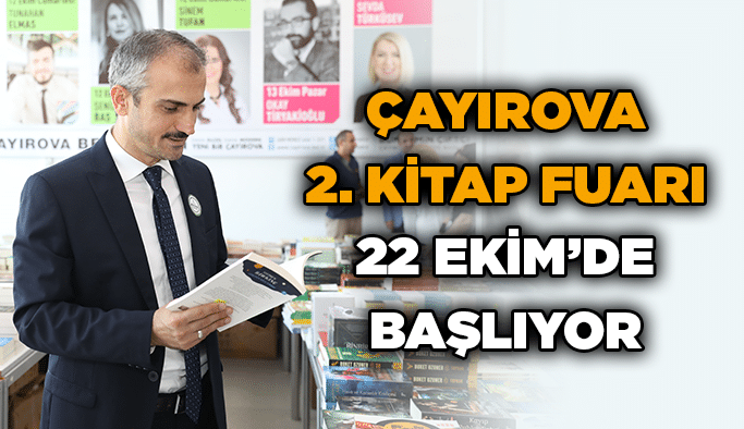 Çayırova 2. Kitap Fuarı 22 Ekim’de başlıyor