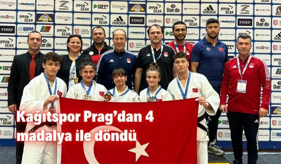 Kağıtspor Prag’dan 4 Madalya İle Döndü