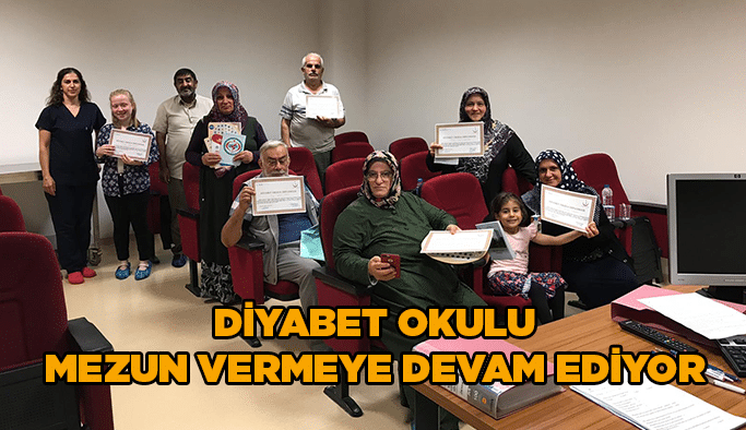 Diyabet Okulu mezun vermeye devam ediyor