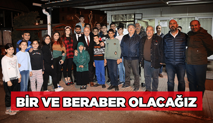 Bir ve beraber olacağız