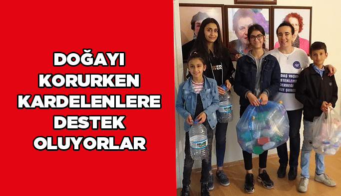 Doğayı korurken Kardelenlere destek oluyorlar