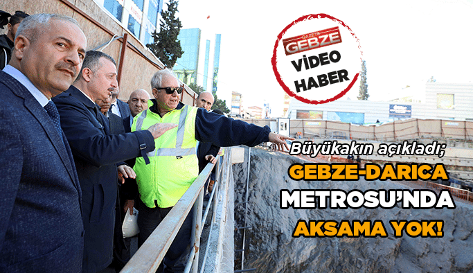 Gebze-Darıca Metrosu'nda aksama yok!