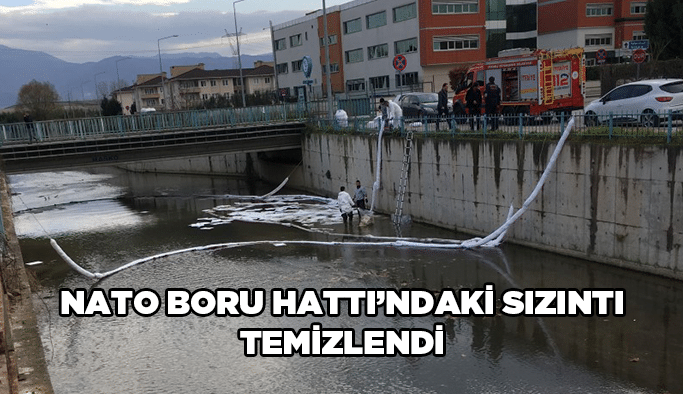 NATO Boru Hattı’ndaki sızıntı temizlendi
