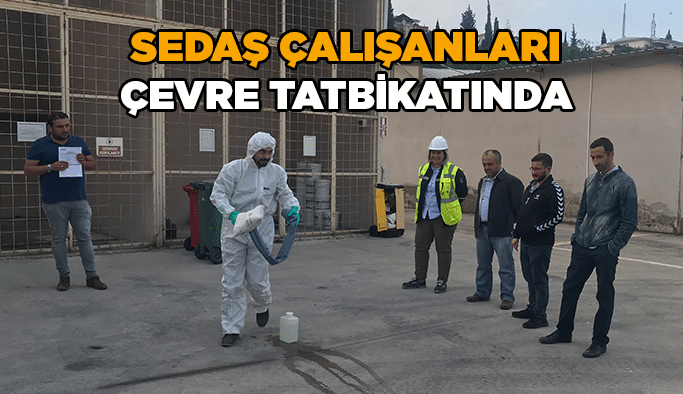 SEDAŞ çalışanları çevre tatbikatında