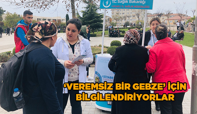 “Veremsiz bir Gebze“ için bilgilendiriyorlar