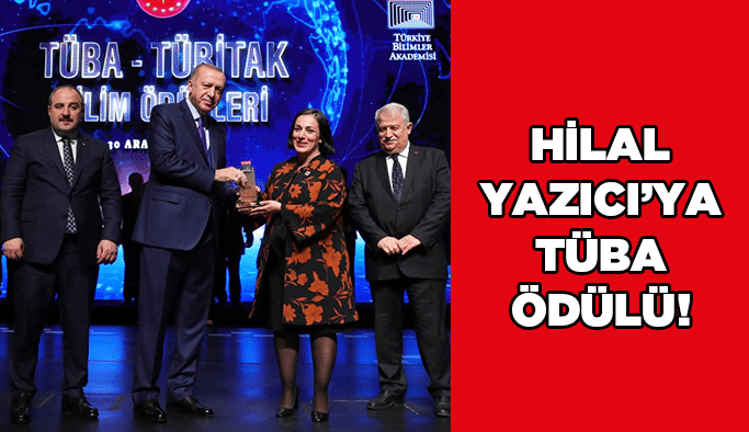 Hilal Yazıcı’ya TÜBA ödülü!