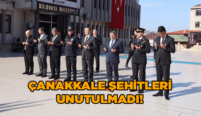 Dilovası’nda Çanakkale şehitleri unutulmadı!