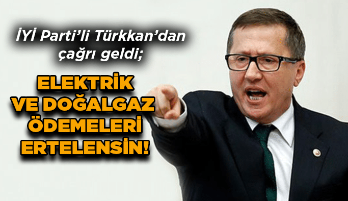 Elektrik ve doğalgaz ödemeleri ertelensin!