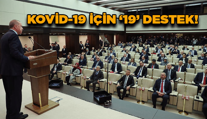 Kovid-19 için ‘19’ destek!