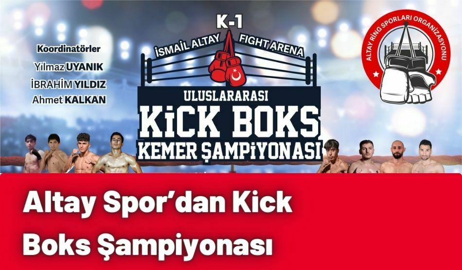 Altay Spor’dan Kick Boks Şampiyonası