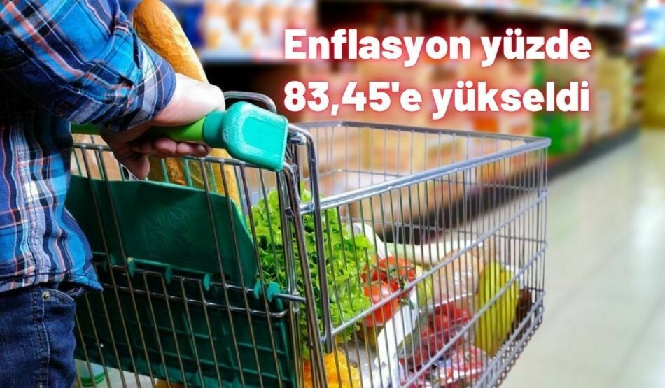 Enflasyon Yüzde 83,45’e Yükseldi