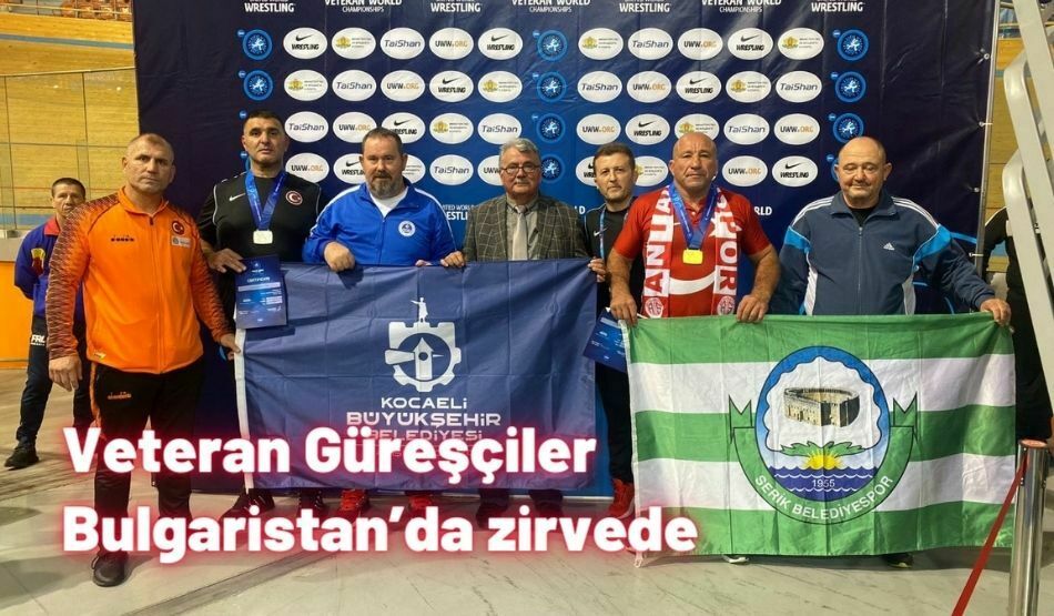 Veteran Güreşçiler Bulgaristan’da Zirvede