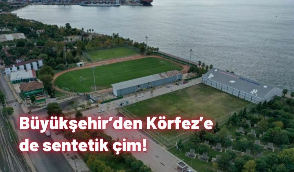 Büyükşehir’den Körfez’e de Sentetik Çim!