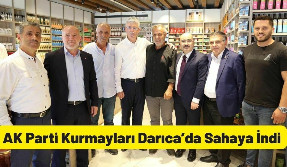 AK Parti Kurmayları Darıca’da Sahaya İndi