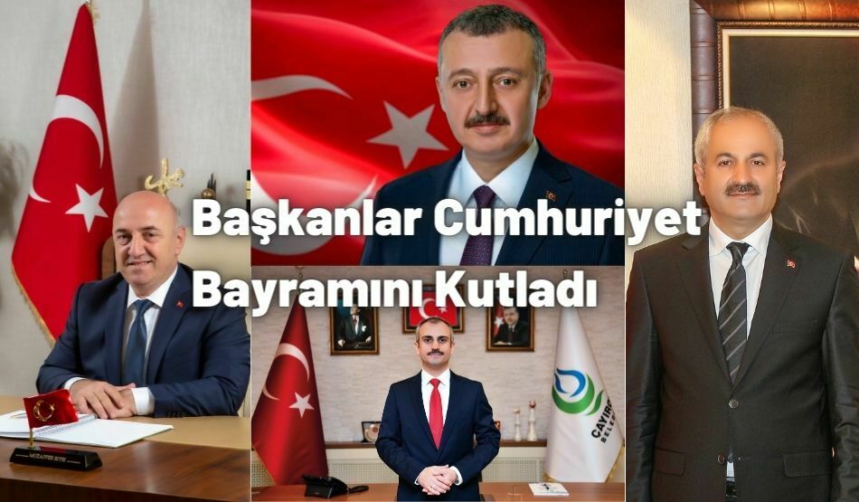 Başkanlar Cumhuriyet Bayramını Kutladı