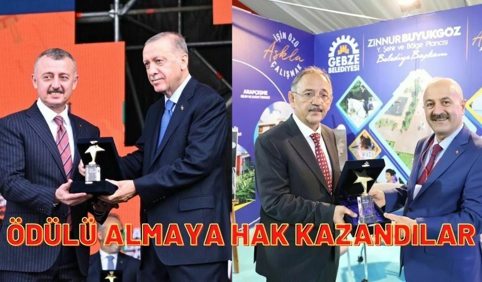 Gebze Belediyesi ve Büyükşehire Ödül