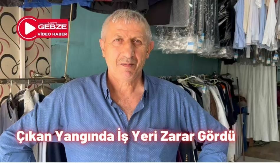 Çıkan Yangında İş Yeri Zarar Gördü