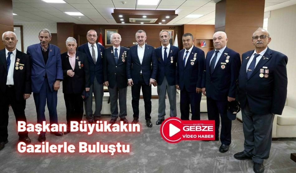 Başkan Büyükakın Gazilerle Buluştu