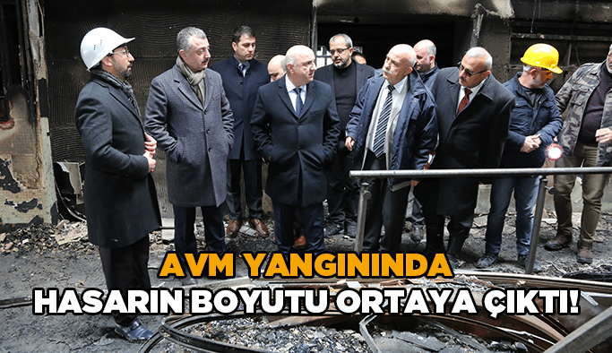 AVM yangınında hasarın boyutu ortaya çıktı!