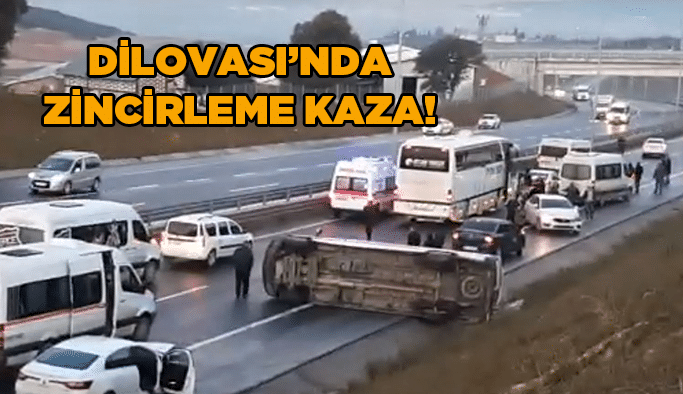 Dilovası'nda zincirleme kaza!
