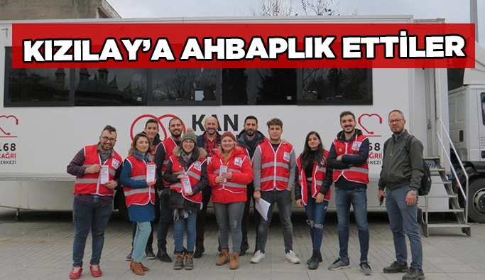Kızılay’a Ahbaplık Ettiler