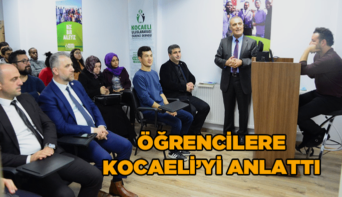 Öğrencilere Kocaeli’yi anlattı