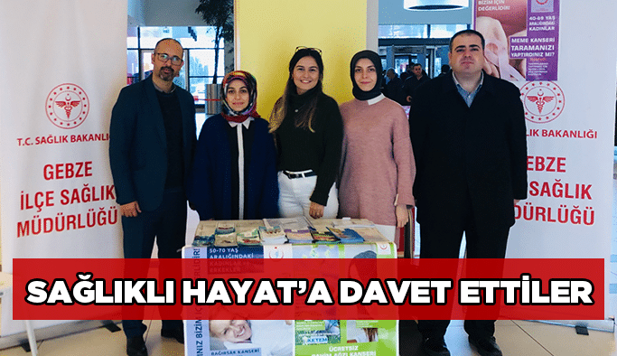 Sağlıklı Hayat’a davet ettiler