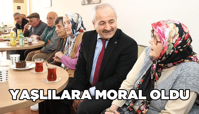 Yaşlılara moral oldu