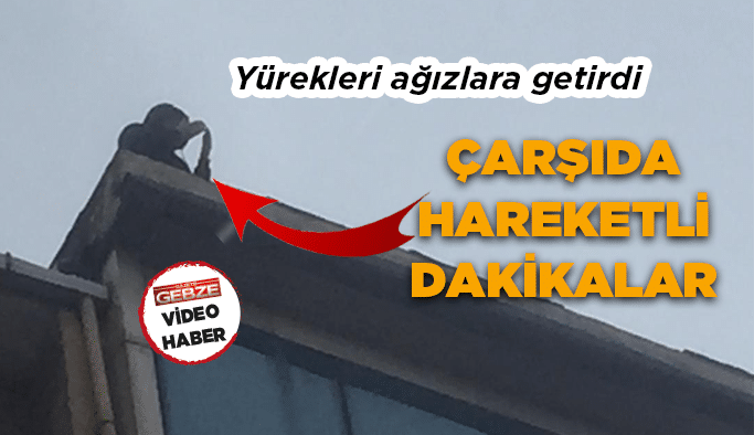 Çarşıda intihar girişimi!