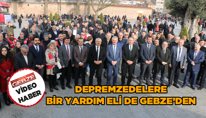 Depremzedelere bir yardım eli de Gebze'den
