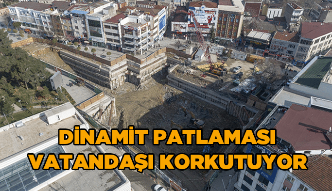 Dinamit patlaması vatandaşı korkutuyor