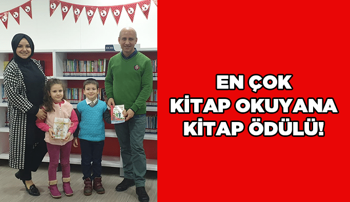 En çok kitap okuyana Kitap ödülü!