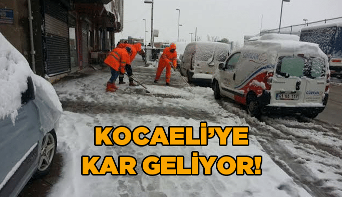 Kocaeli’ye kar geliyor!