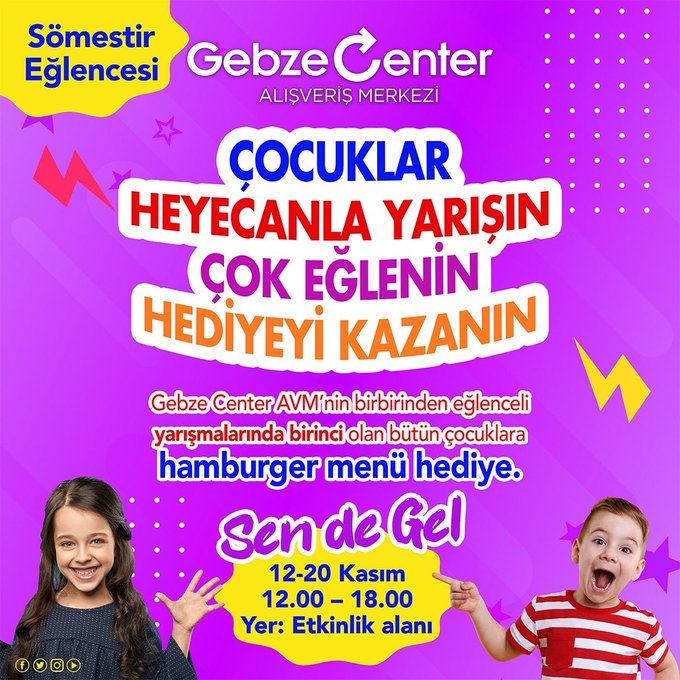 Gebze Center’da ‘Ara Tatil’ Heyecanı Gebze Center’da ‘Ara Tatil’ Heyecanı