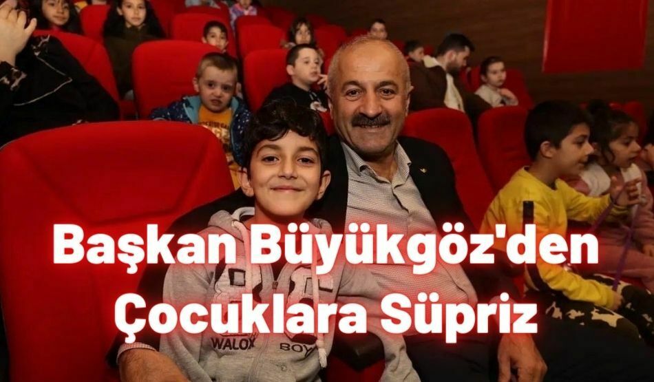 Başkan Büyükgöz’den Çocuklara Süpriz