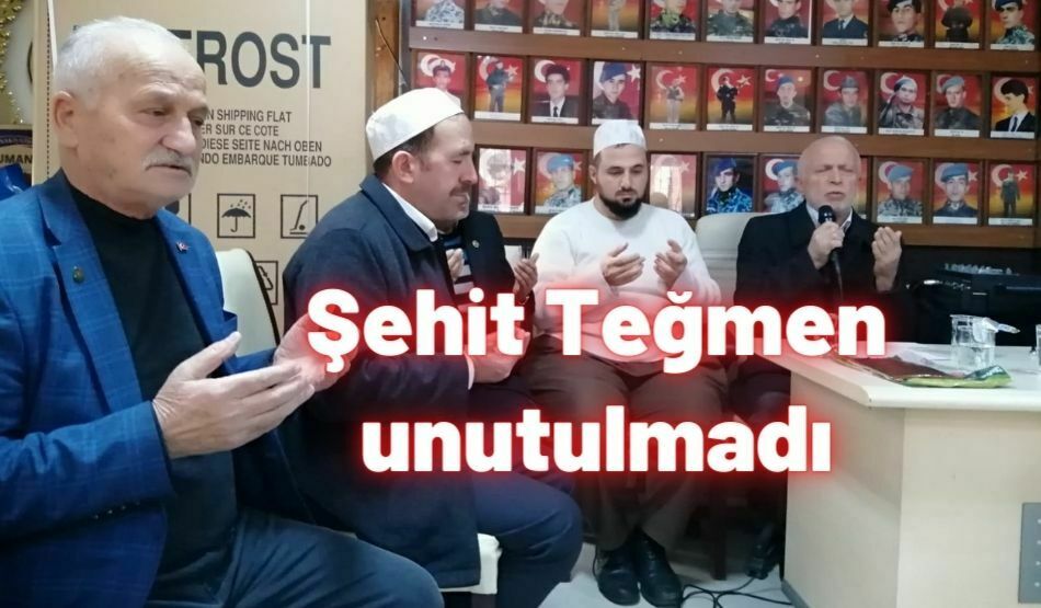 <strong>Şehit Teğmen unutulmadı</strong>