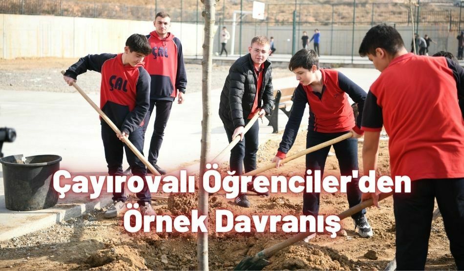 Çayırovalı Öğrenciler’den Örnek Davranış