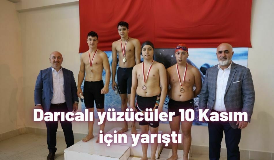 Darıcalı Yüzücüler 10 Kasım İçin Yarıştı