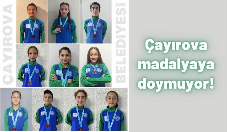 Çayırova Madalyaya Doymuyor!