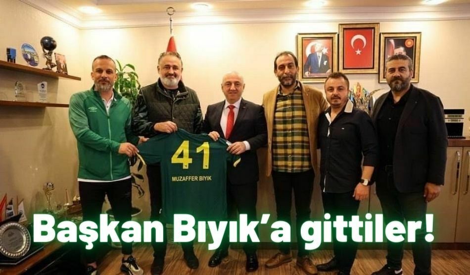 Başkan Bıyık’a Gittiler!