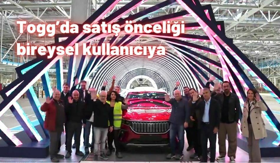Togg’da Satış Önceliği Bireysel Kullanıcıya