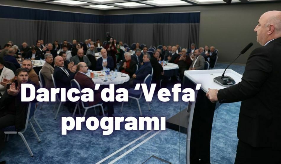 <strong>Darıca’da ‘Vefa’ programı</strong>