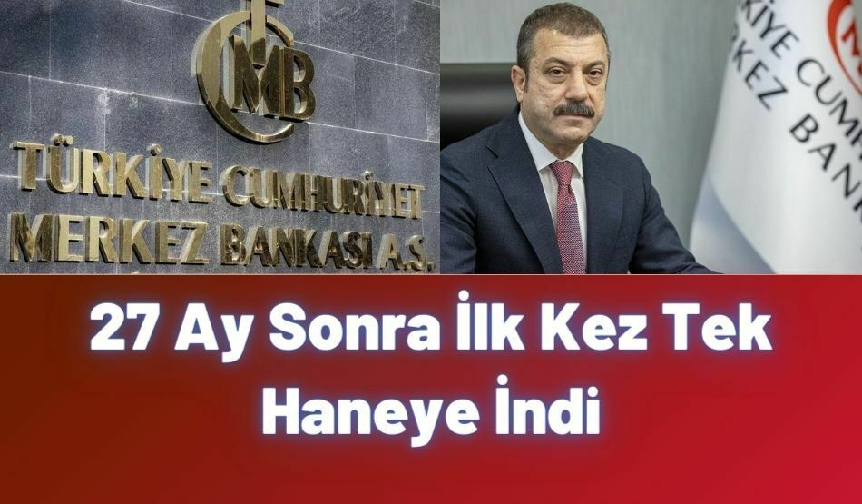 27 Ay Sonra İlk Kez Tek Haneye İndi