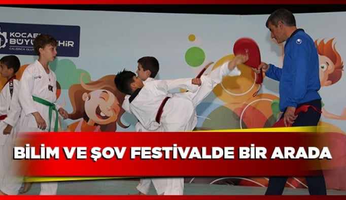 Bilim ve şov festivalde bir arada