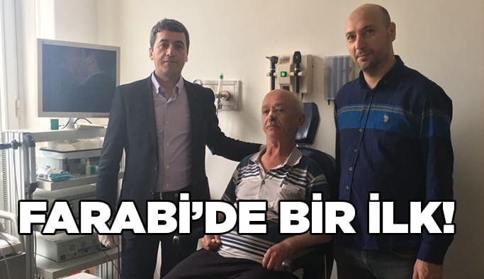 Farabi Devlet hastanesinde bir ilk