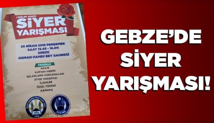 Gebze’de Siyer yarışması!