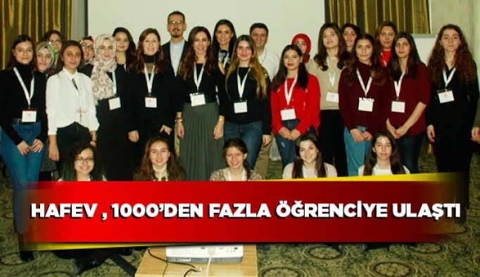 HAFEV , 1000’den Fazla Öğrenciye Ulaştı