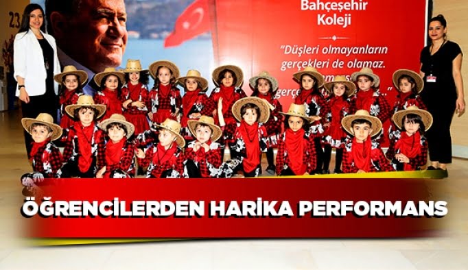 Öğrencilerden harika performans