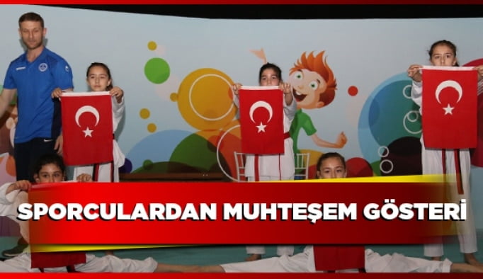 Sporculardan muhteşem gösteri